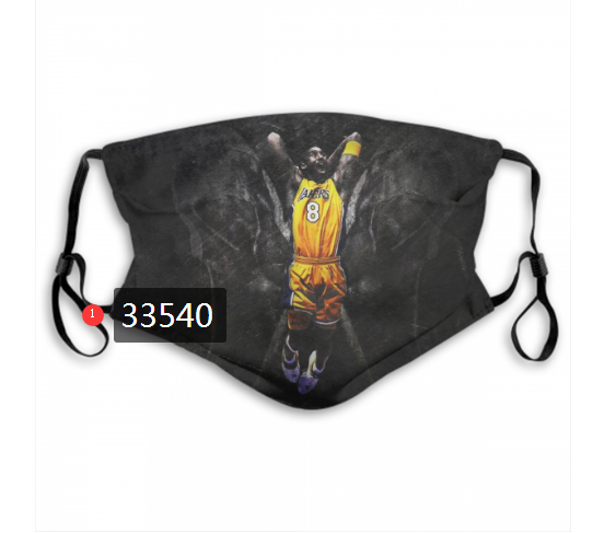 2021 NBA Los Angeles Lakers #24 kobe bryant 33540 Dust mask with filter->nba dust mask->Sports Accessory